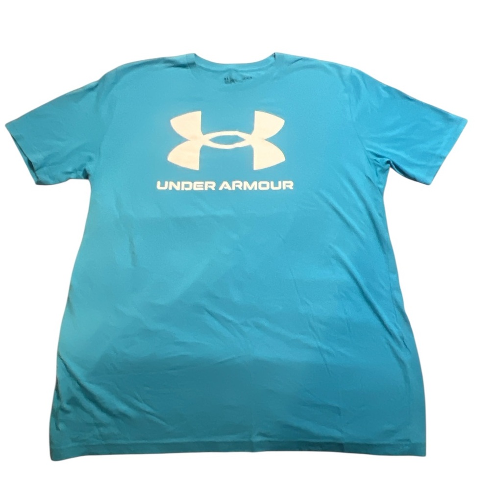 Under Armour Men's Aqua Blue Tee